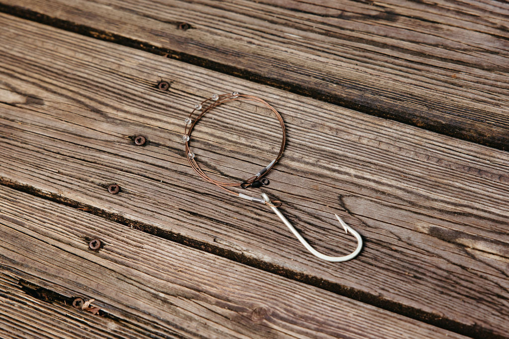 20" Stainless Steel 175 lb. Molded Beaded Cable Leader